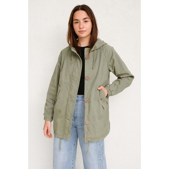 Love Tree Jackets & Blazers - Love Tree size Medium army Green, military style coat.